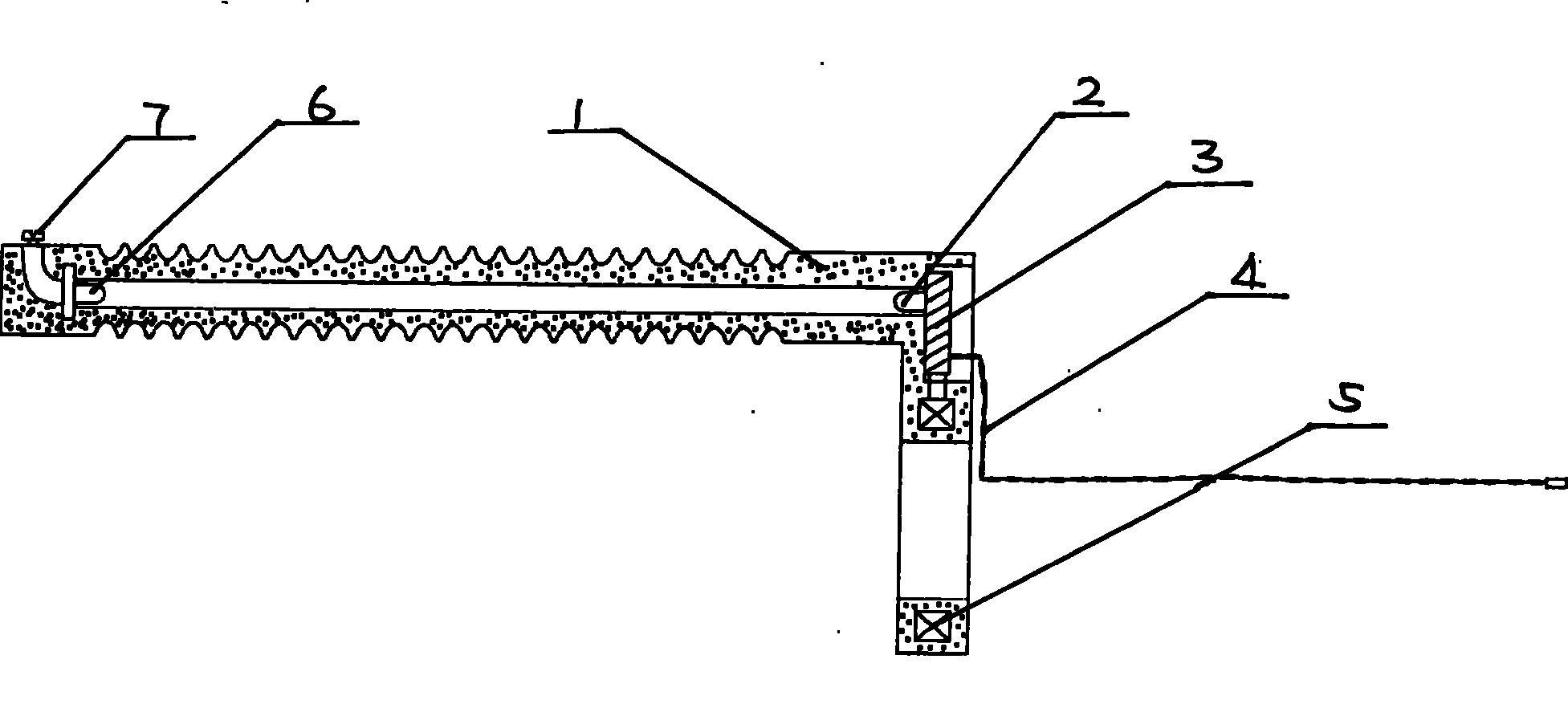 High pressure temperature on-line monitoring photoelectricity inversion thimble structure