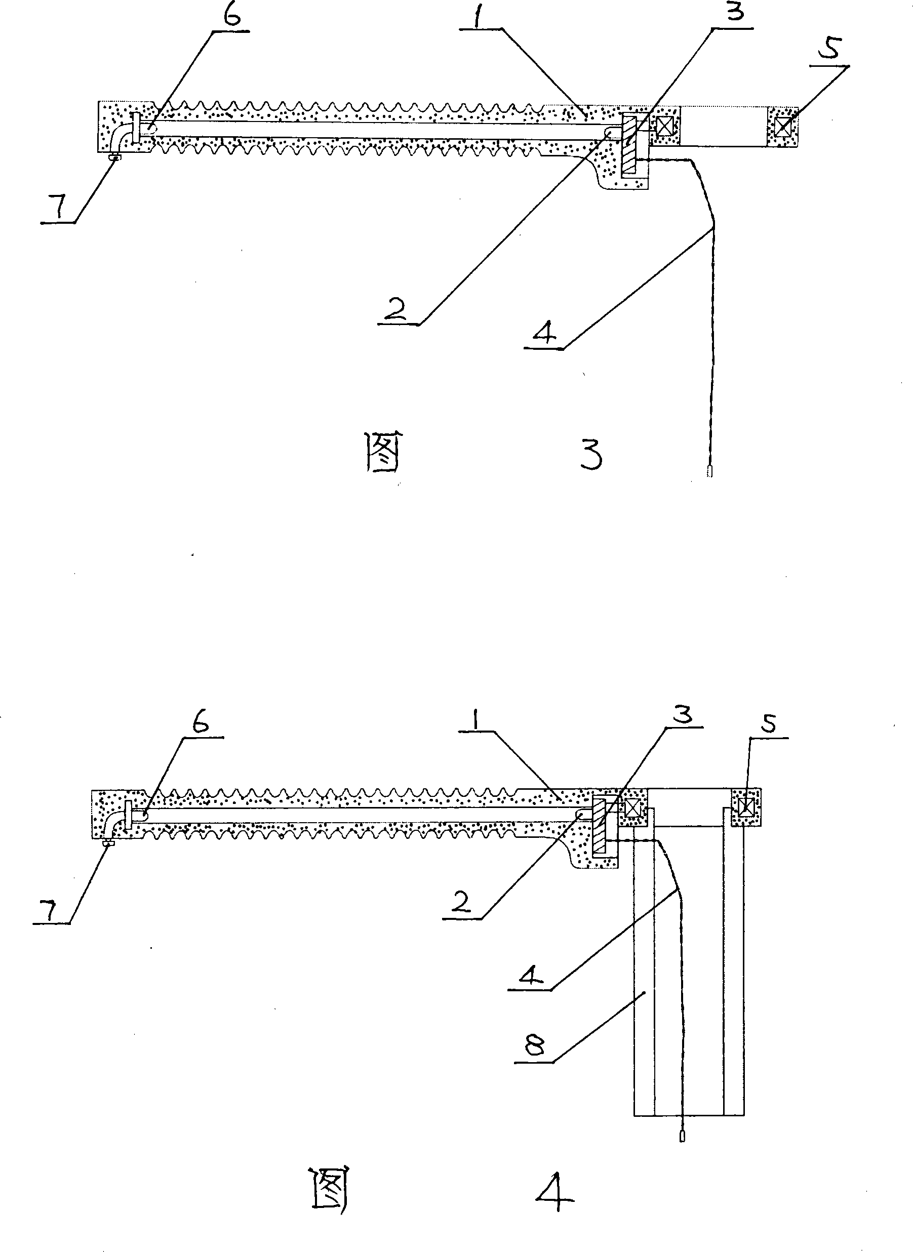 High pressure temperature on-line monitoring photoelectricity inversion thimble structure