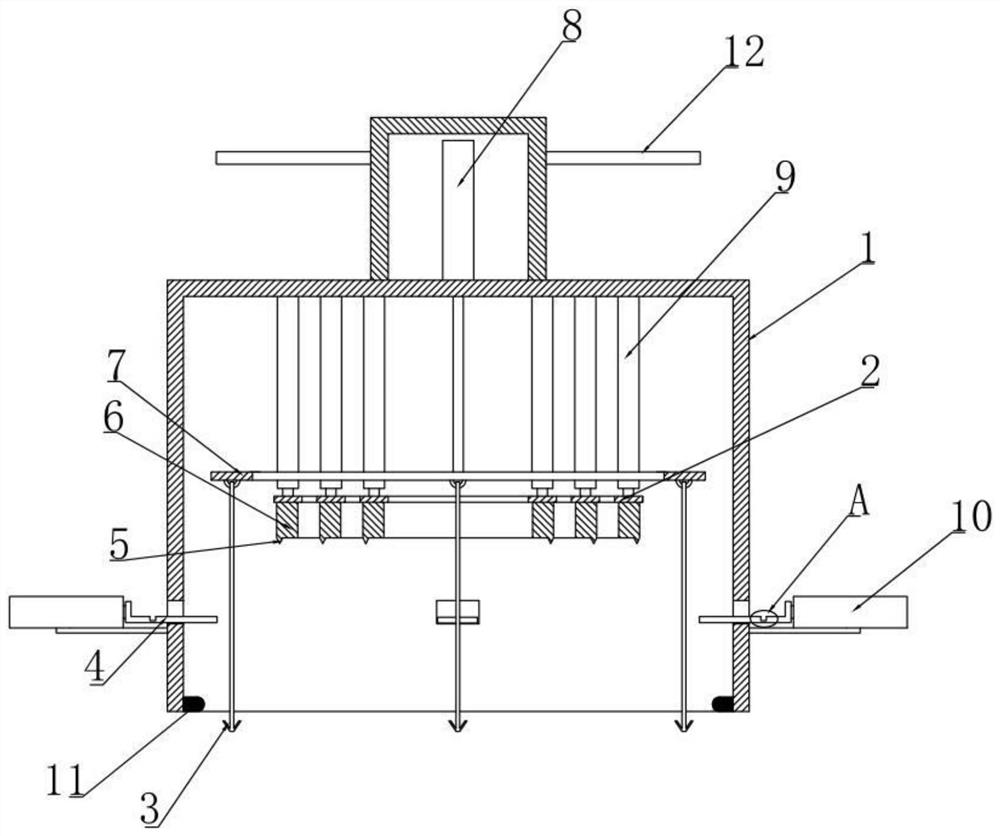 A rapid positioning and opening device for radiotherapy thermoplastic film