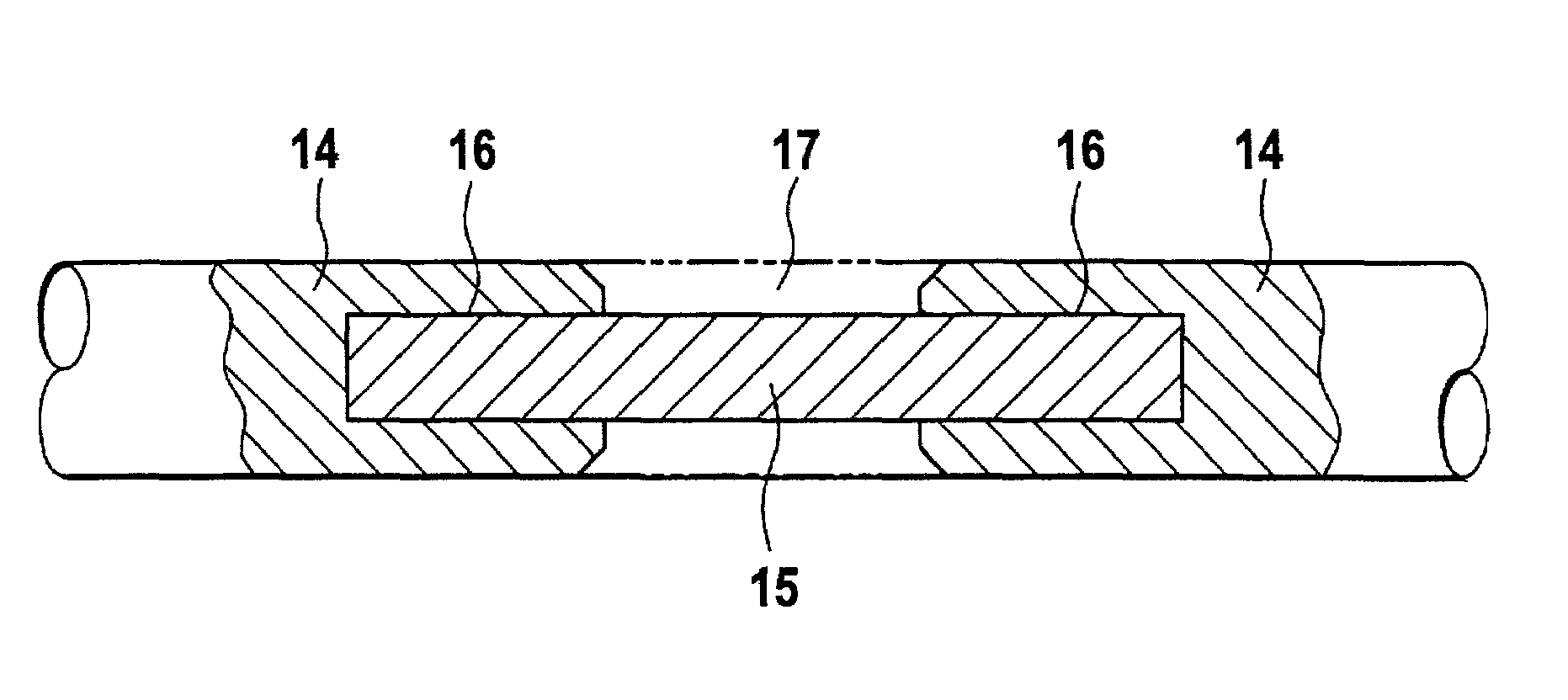 Apparatus for determining and/or monitoring the filling level of a product in a container