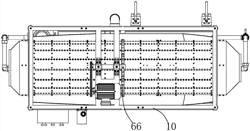 Continuous potato cleaning and peeling integrated machine