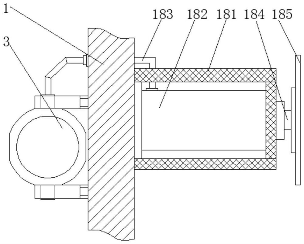 A mung bean stuffing processing device integrating washing, soaking, steaming and cooking