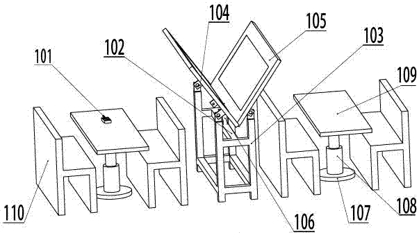 Intelligent mobile multifunctional deformation conference table