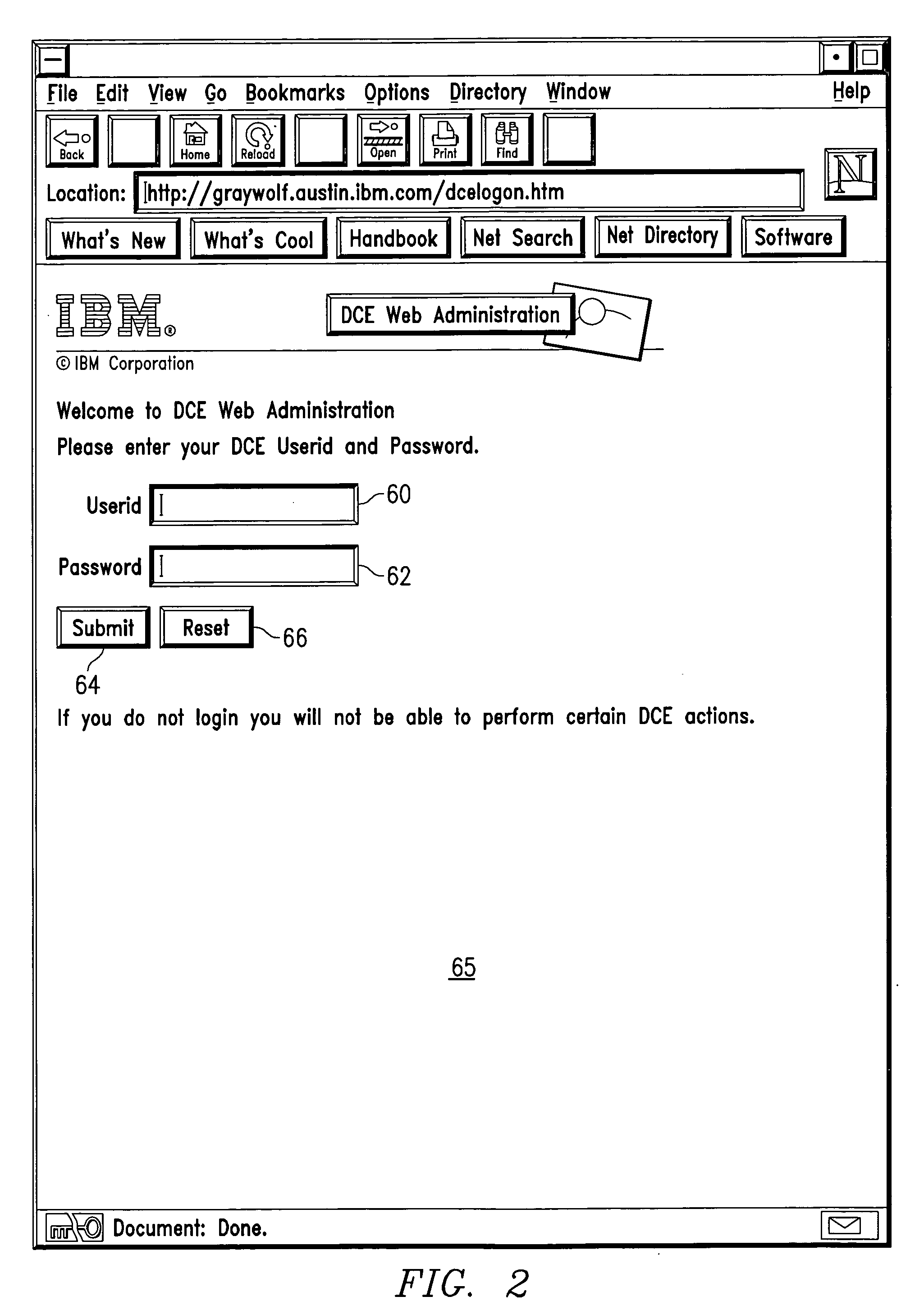 Method and system for web-based DCE management