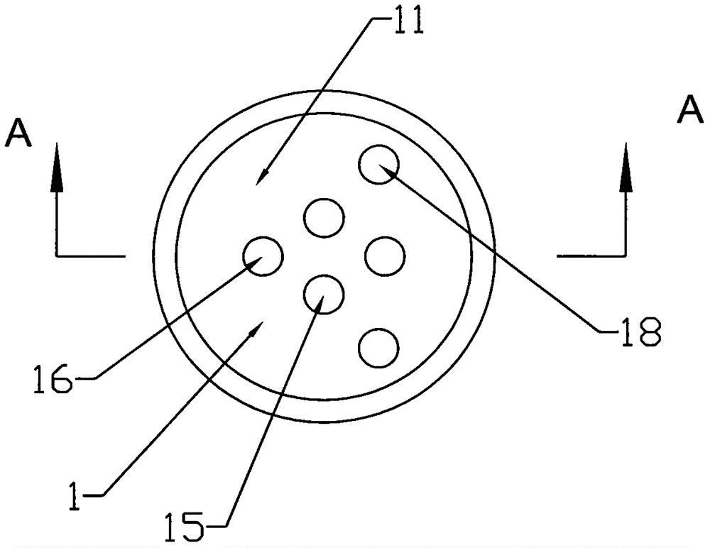 Surface mounted two in two out faucet