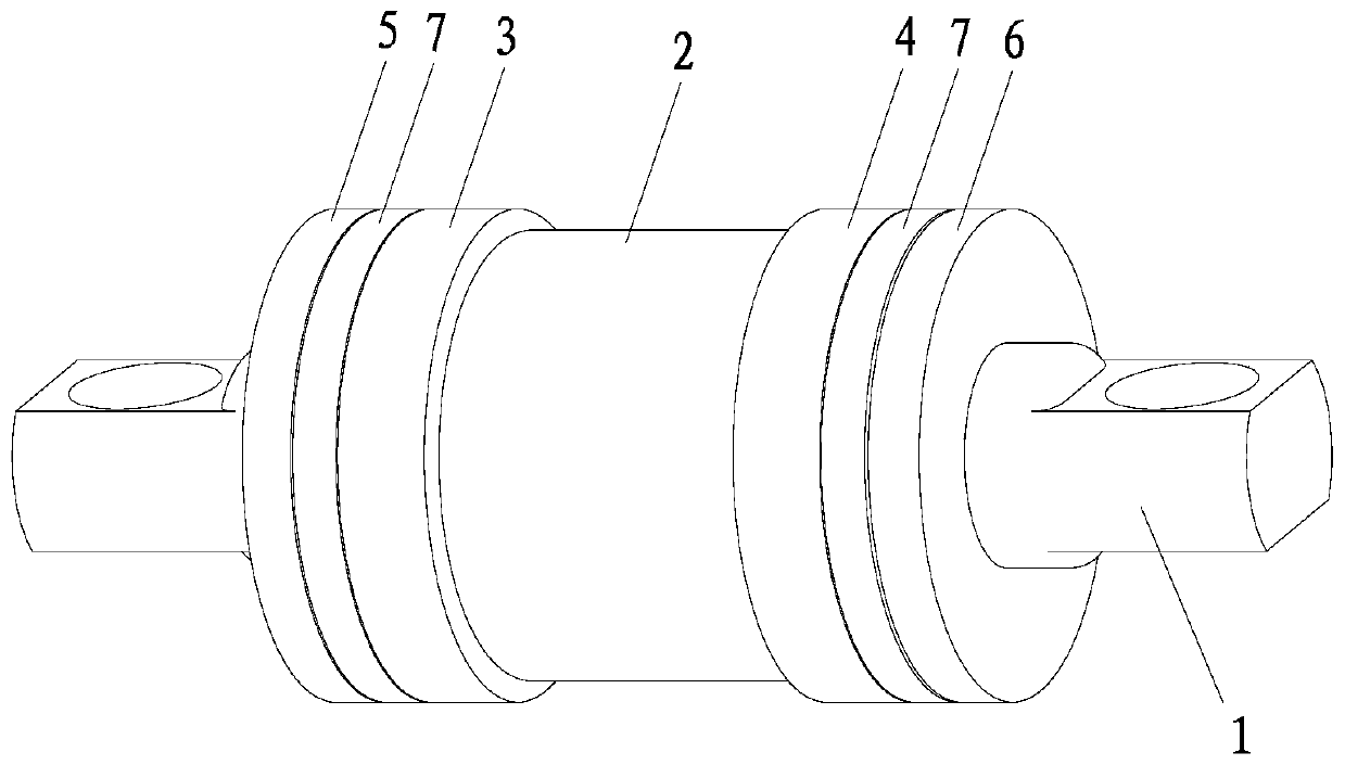 Joint and support pin assembly