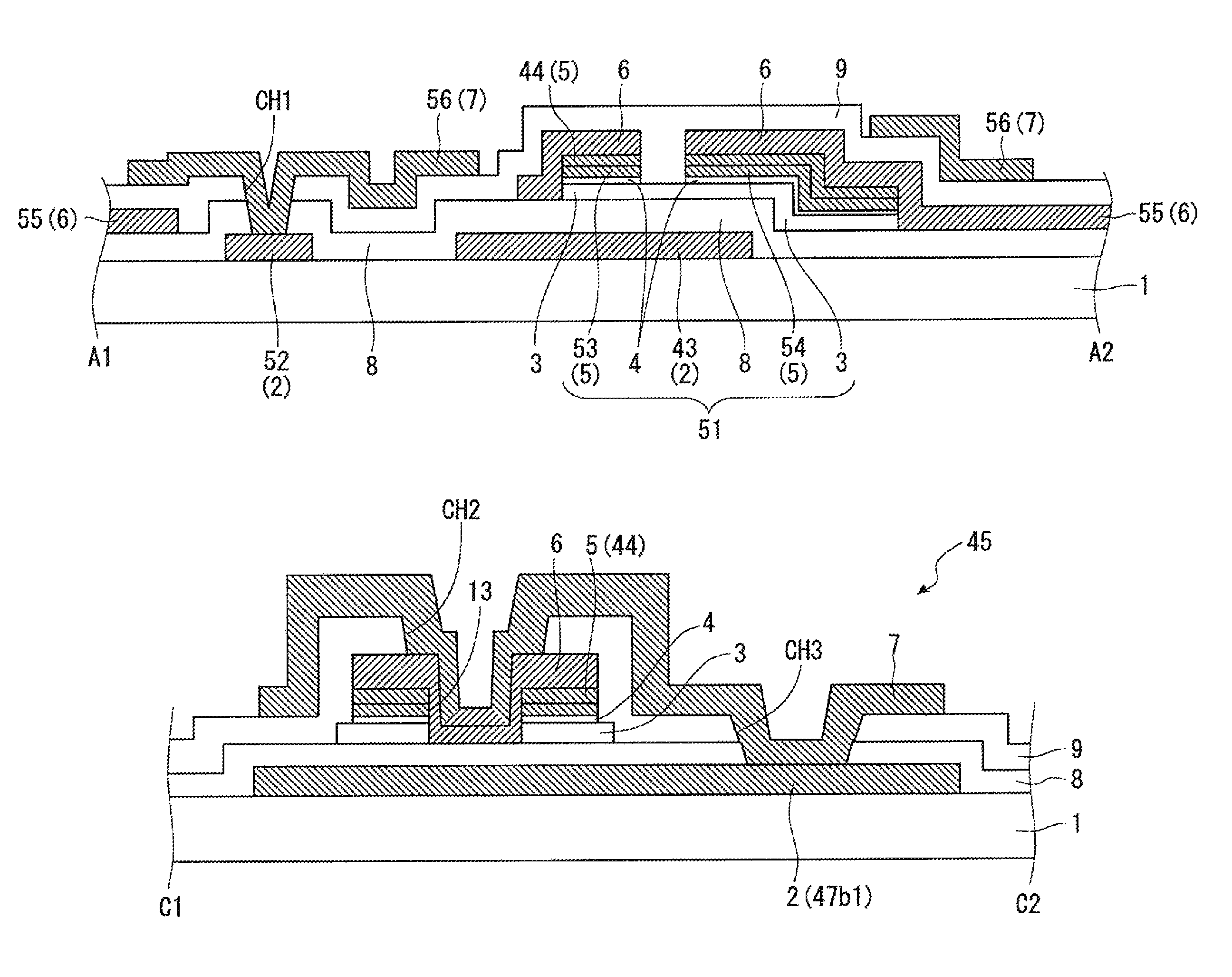 Wiring structure, thin film transistor array substrate including the same, and display device