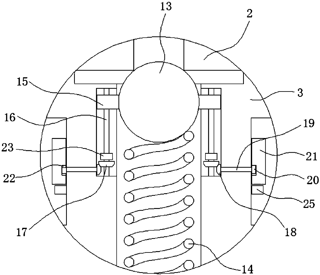 A rotatable oil injection mechanism