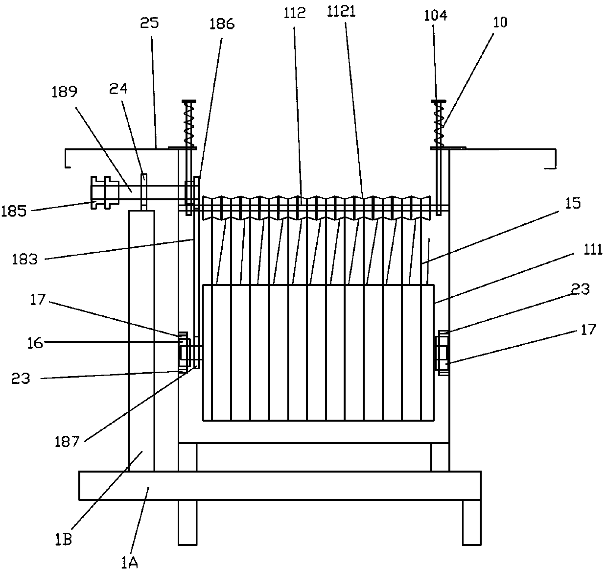 Metal zipper polishing device and method for polishing metal zipper through utilizing same