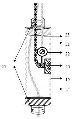 Device for determining soil layer in-situ permeability coefficient