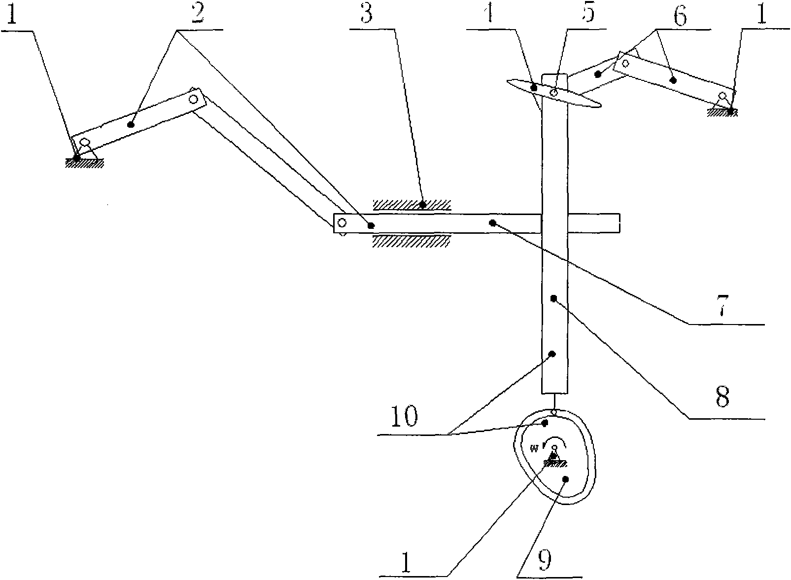 Underwater mechanical bionic flapping wing thruster