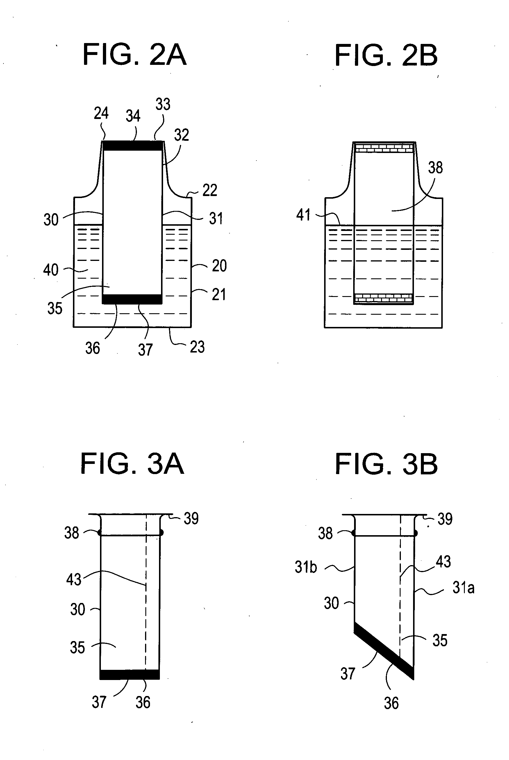 Containers for reducing or eliminating foaming