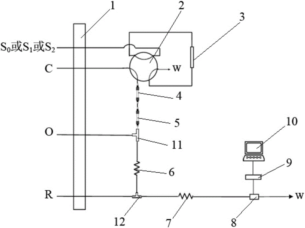 Low-pressure anion-cation chromatographic-spectrophotometric method for simultaneous online automatic analysis of trace ammonium ions and nitrite ions in water sample