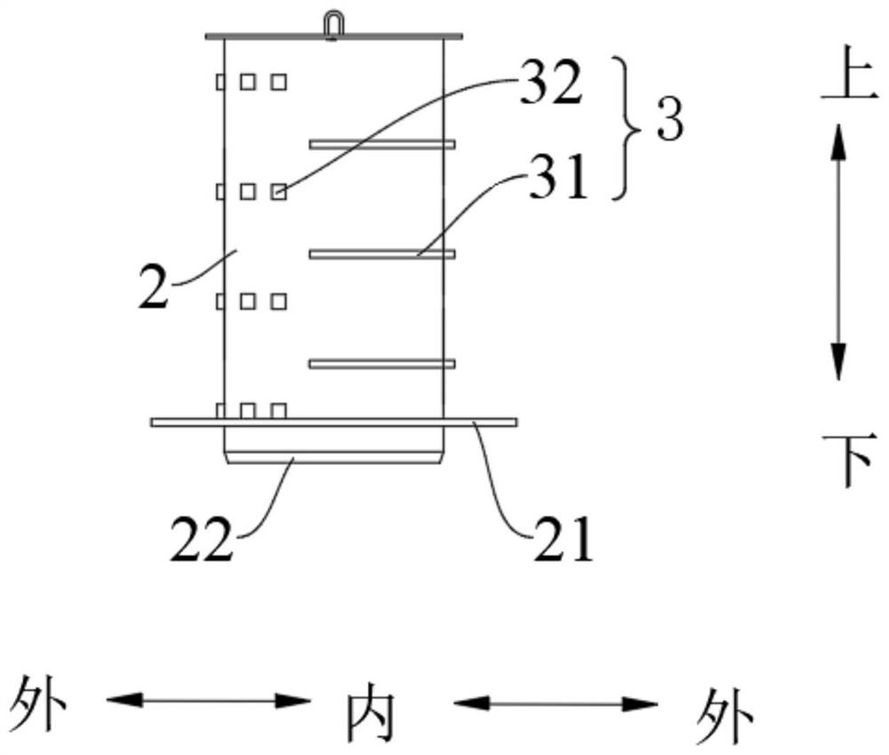 Offshore wind power anti-scouring device with energy dissipation structure