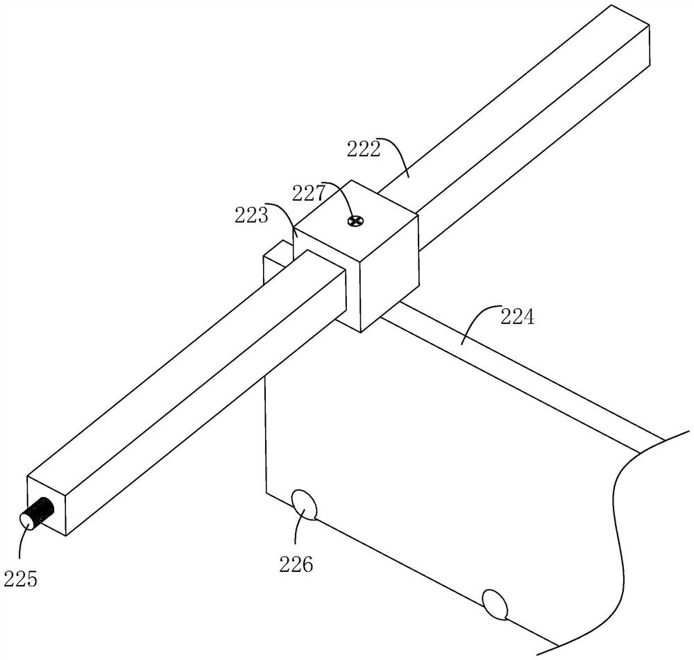 Plate shearing machine with material collecting function