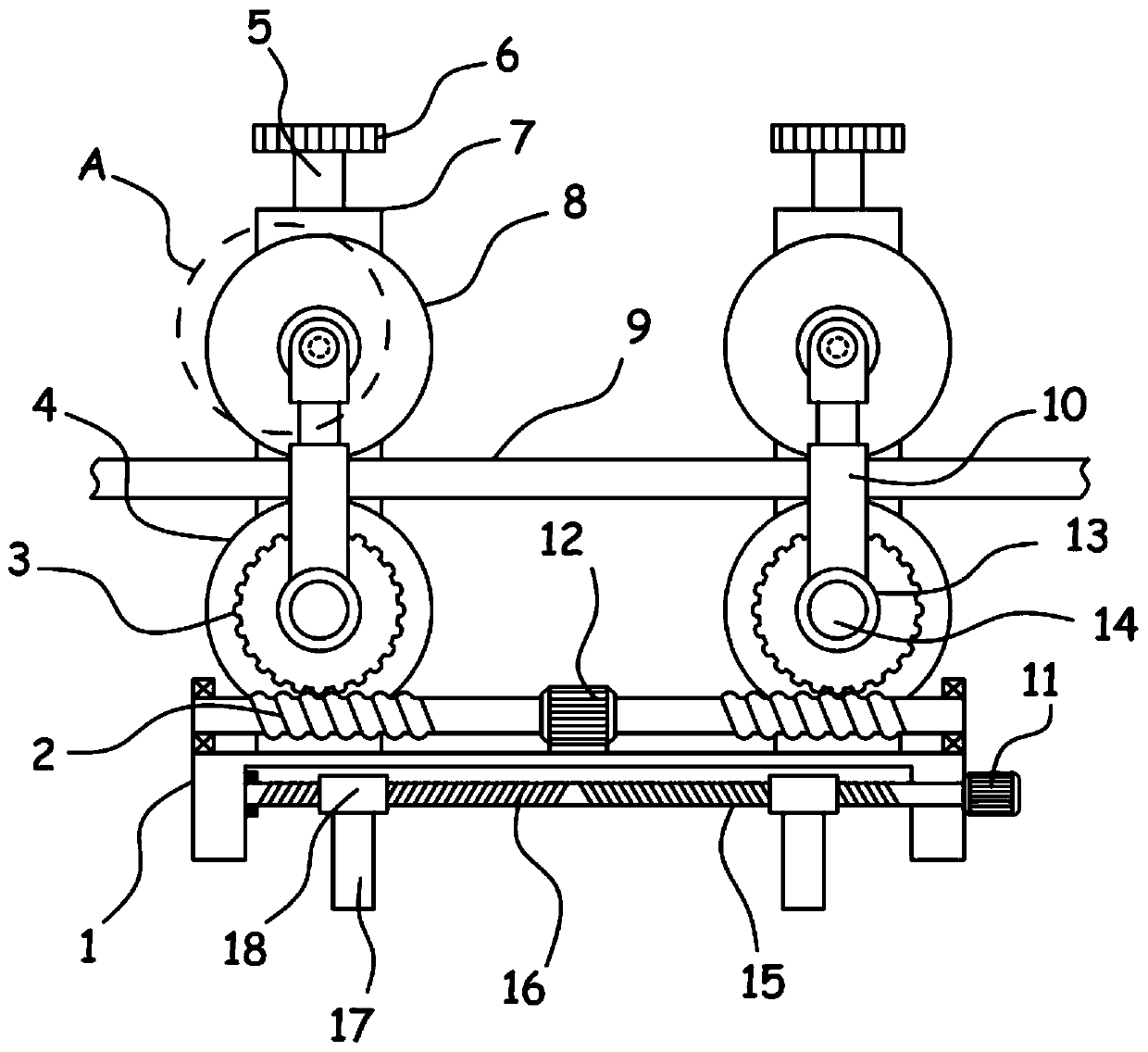 Walking device of inspection robot