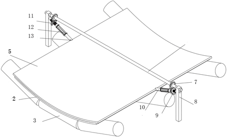 Weighing and pressurizing device arranged on on-line friction belt conveyor