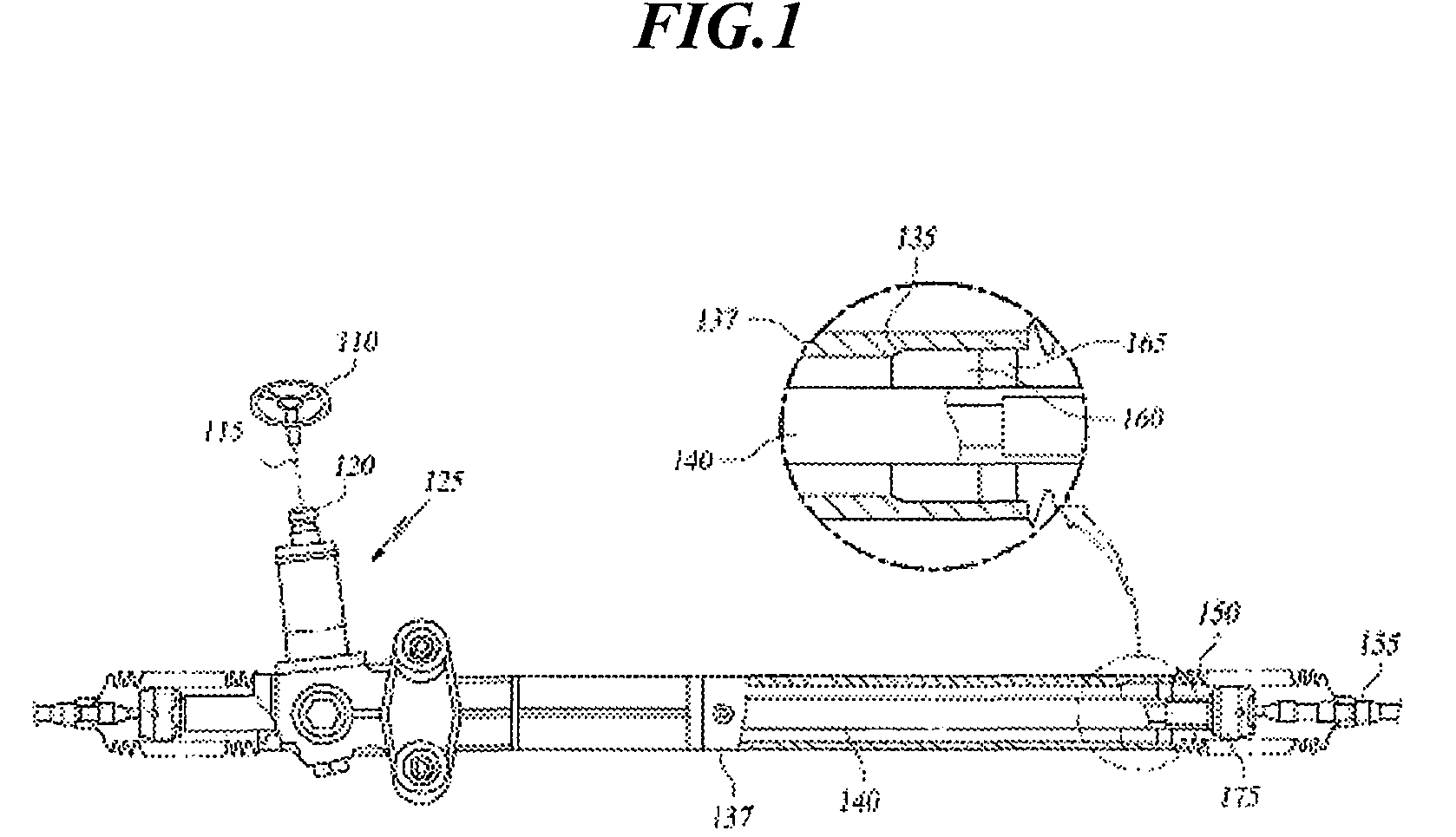 Rack bush and rack pinion type steering apparatus having rack bush for vehicle