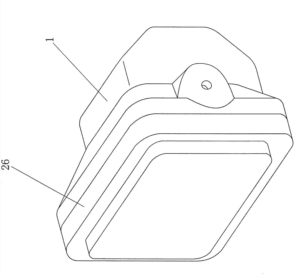 Combination optical lens light-emitting diode (LED) motorcycle headlamp