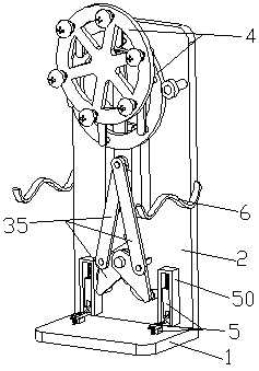 An auxiliary device for human body rehabilitation for cold and heat constitution in traditional Chinese medicine