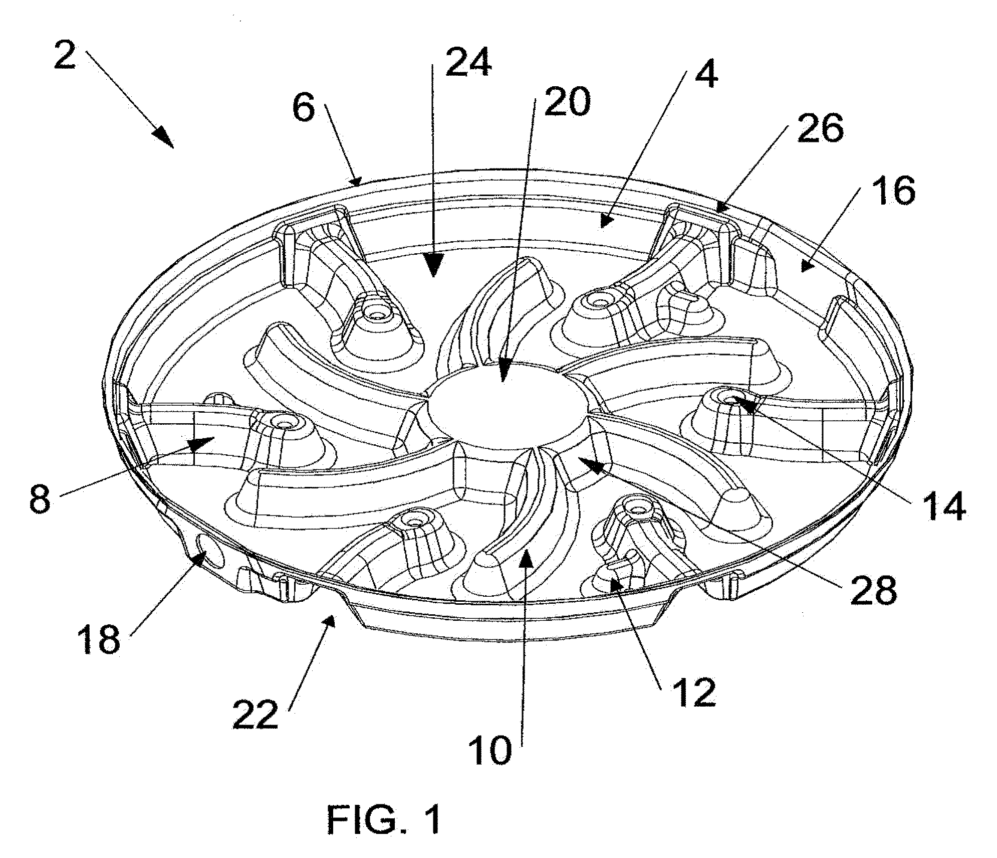 Strength-enhanced water-collecting pan for use under storage hot water heaters