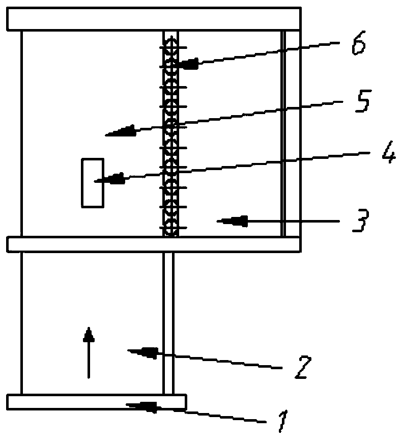 Experimental device for simulating blending of engine and simulation method thereof