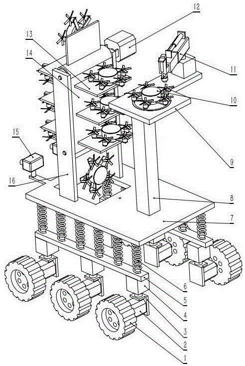 Express robot capable of carrying unmanned aerial vehicles