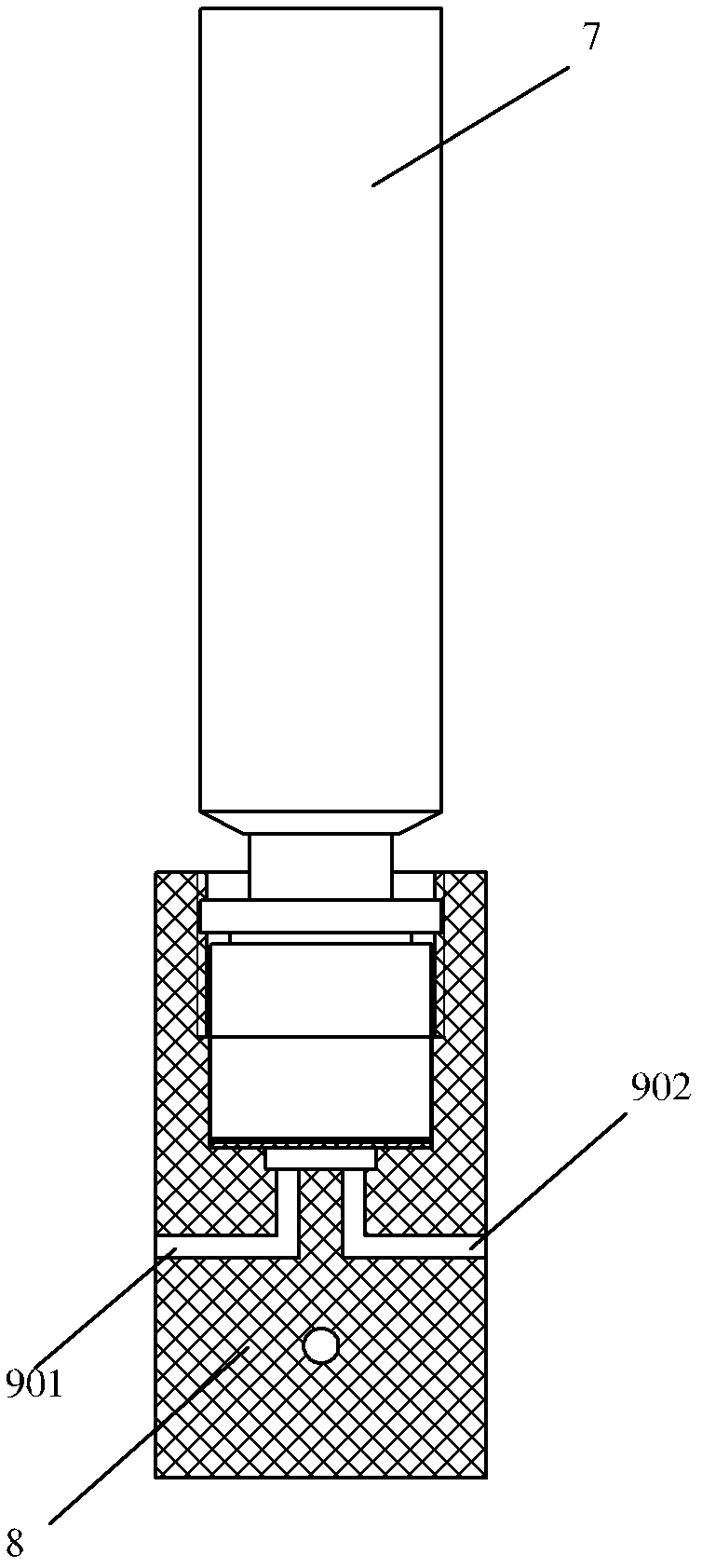 Temperature control device for BOD (Biochemical Oxygen Demand) tachymeter adopting microorganism electrode method