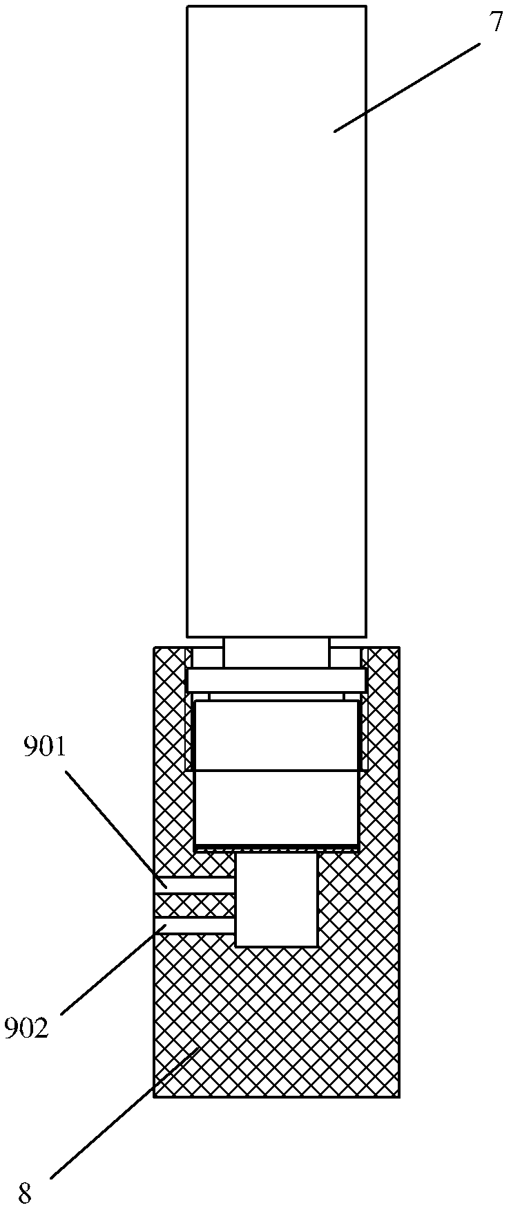 Temperature control device for BOD (Biochemical Oxygen Demand) tachymeter adopting microorganism electrode method