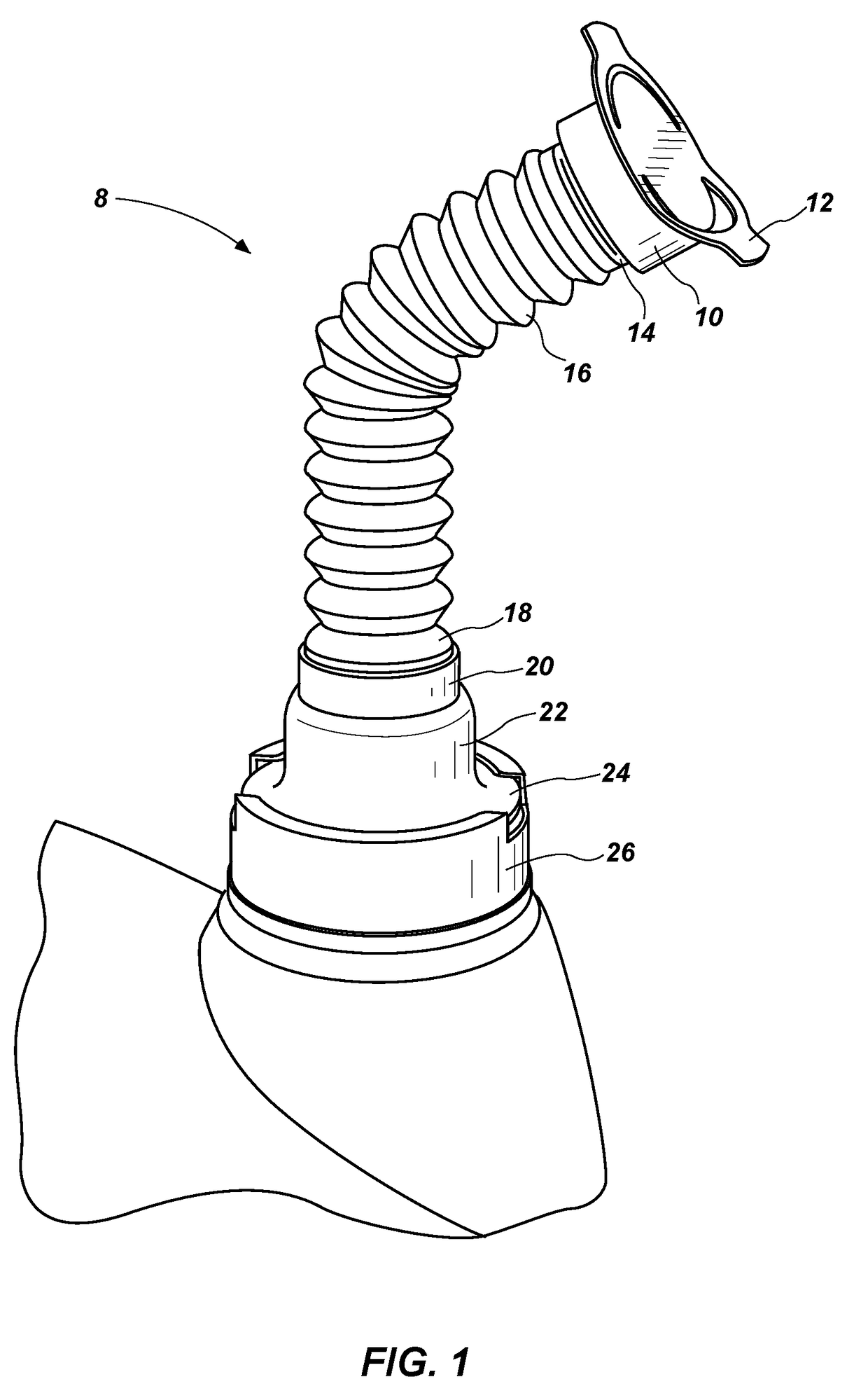 Pull-Out Expandable Contractible Pour Spout Cartridge Insert for Liquid Container Openings