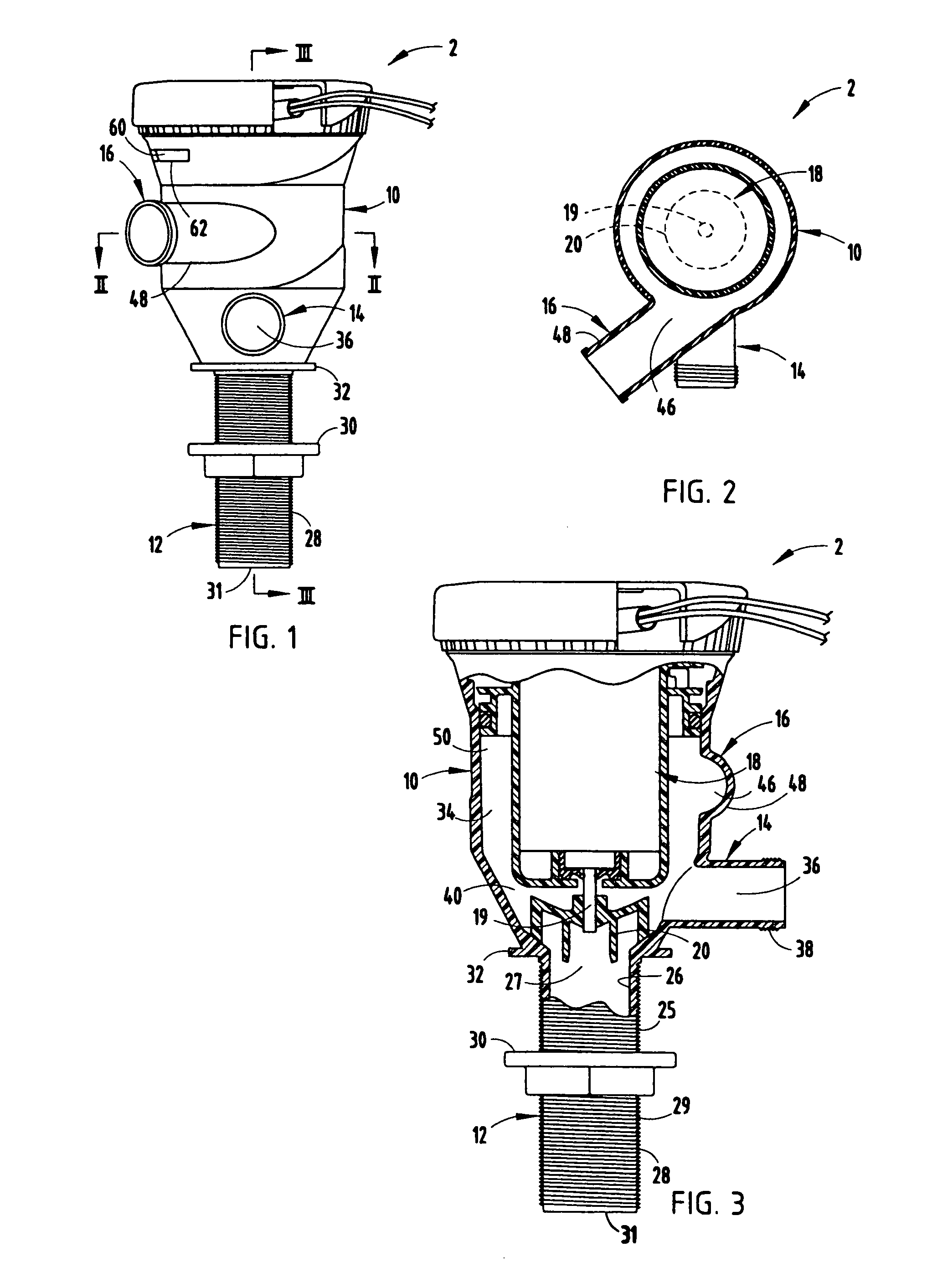 Dual outlet port pump