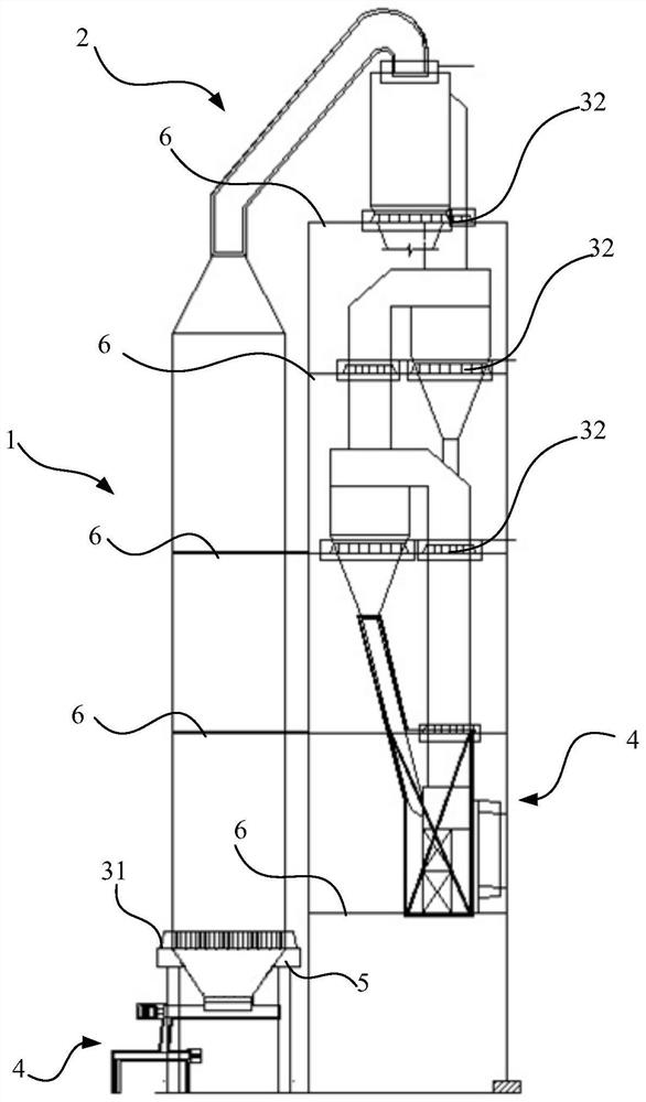 Repair method for existing industrial factory building production equipment