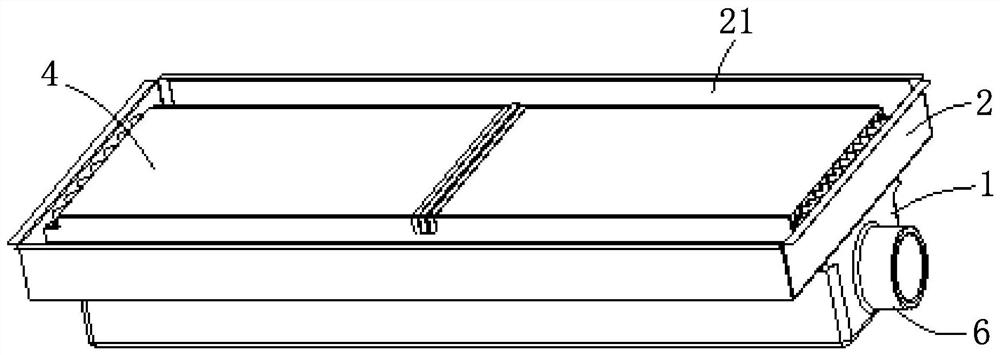 Induced air outlet device for air conditioner and air supply control method for air conditioner