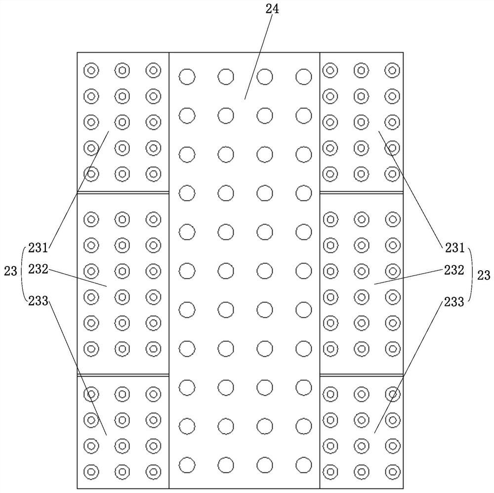 Induced air outlet device for air conditioner and air supply control method for air conditioner