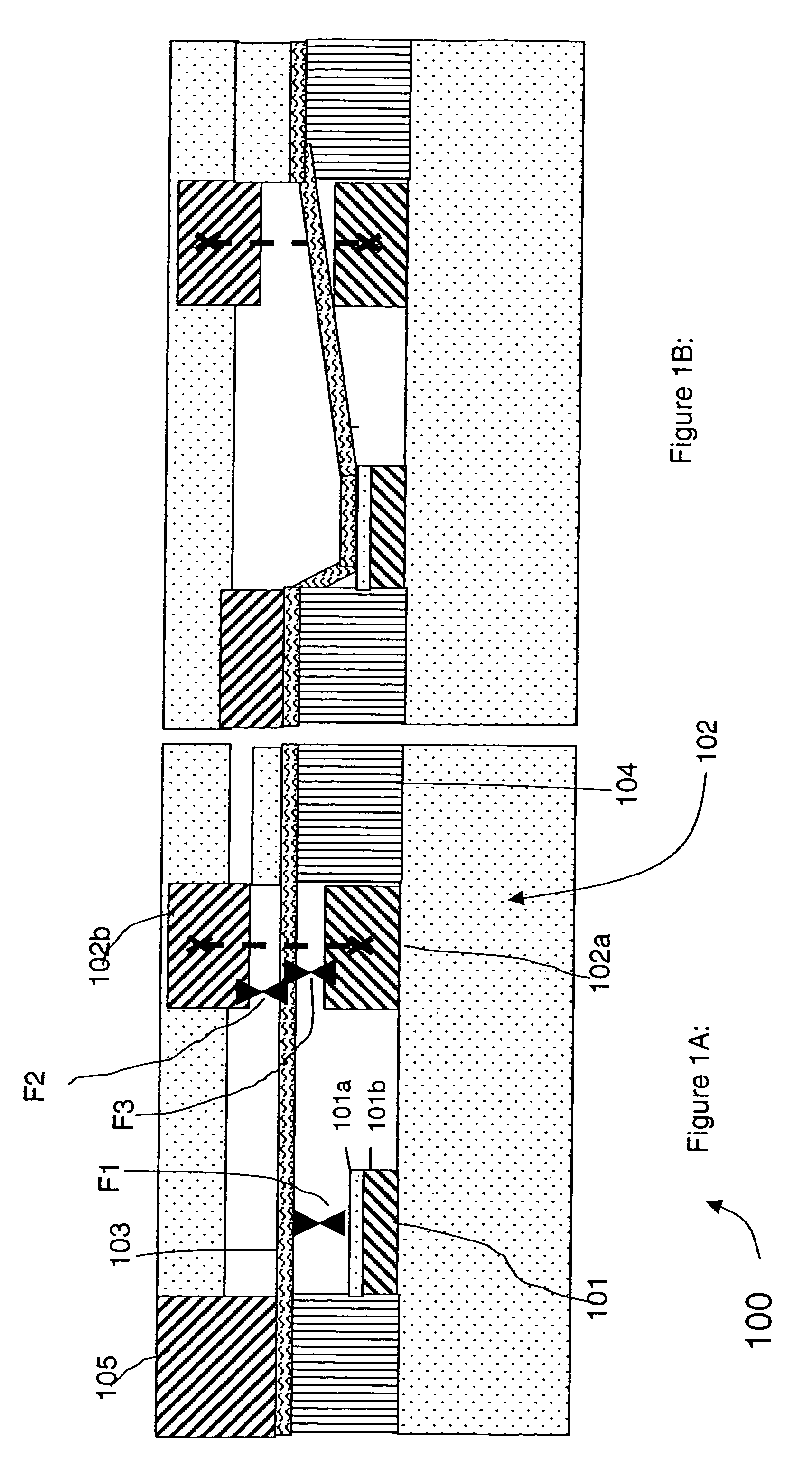 Nanotube-based switching elements and logic circuits