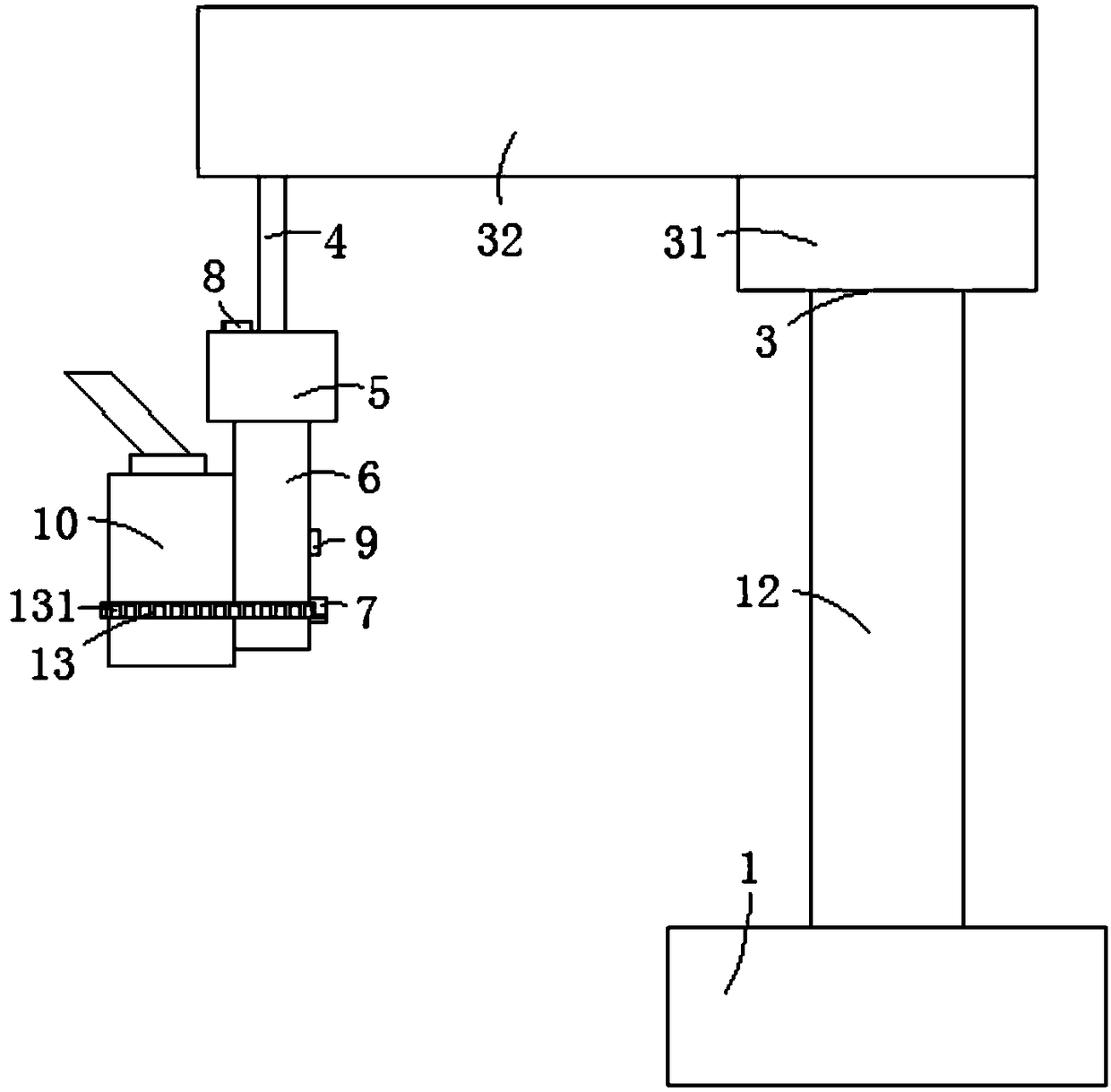 Assistant mirror mounting device in urological microsurgery