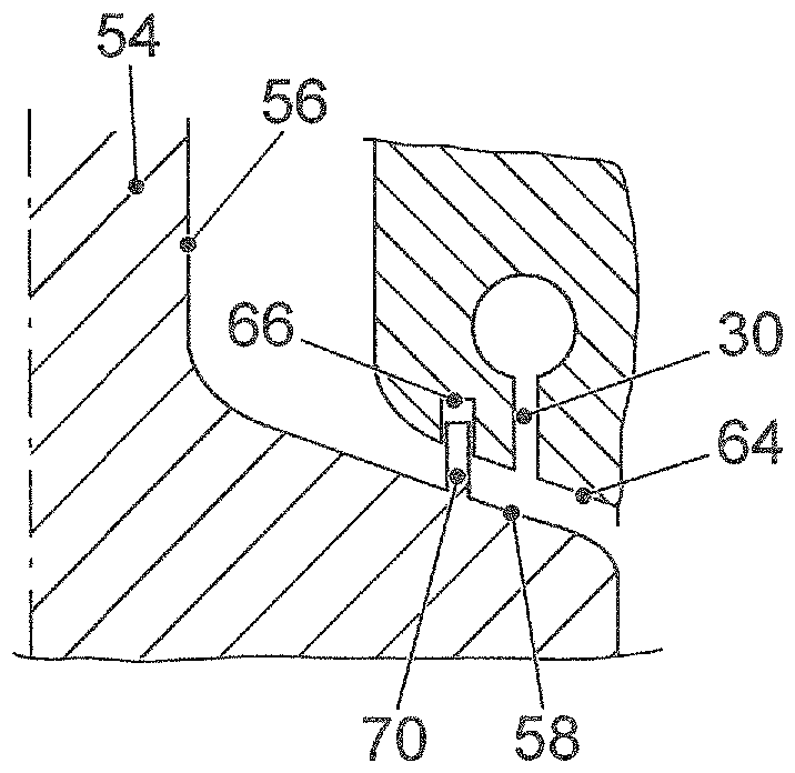 Mixture formation device for a gas engine and the gas engine