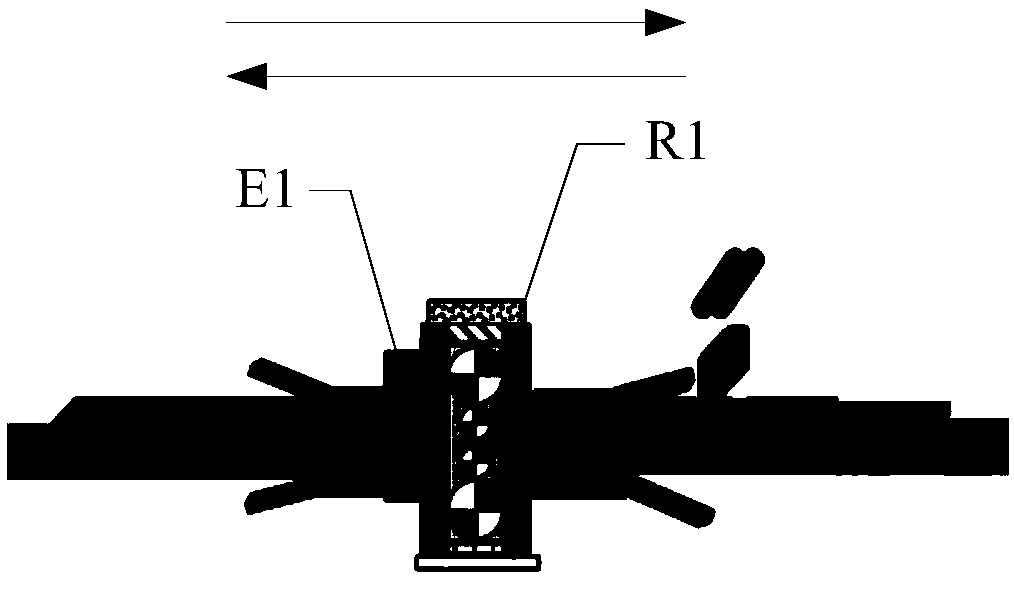 Method and device for deviation correction control of rolling mill