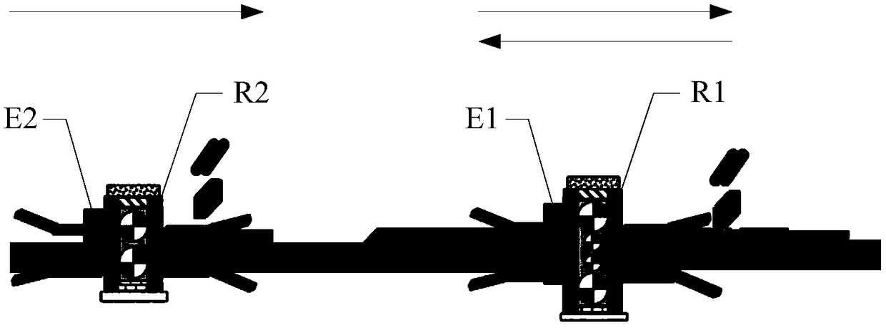 Method and device for deviation correction control of rolling mill