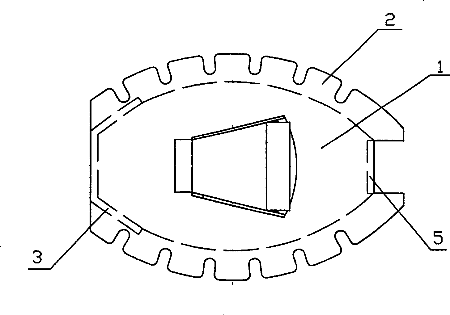 Gas-liquid parallel current guide floating valve