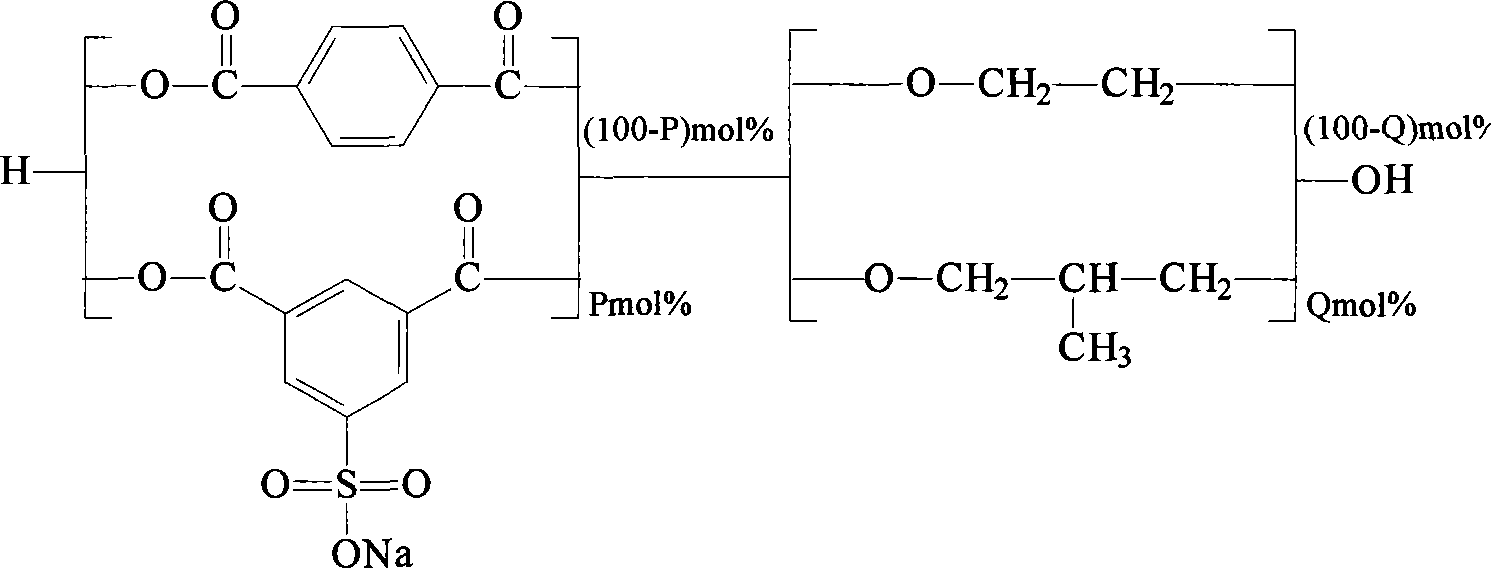 Modified copolyester slicer or fabric and method for making same