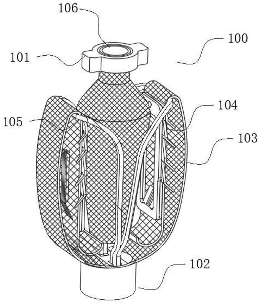 Woven-mesh-shaped valve repair clamp