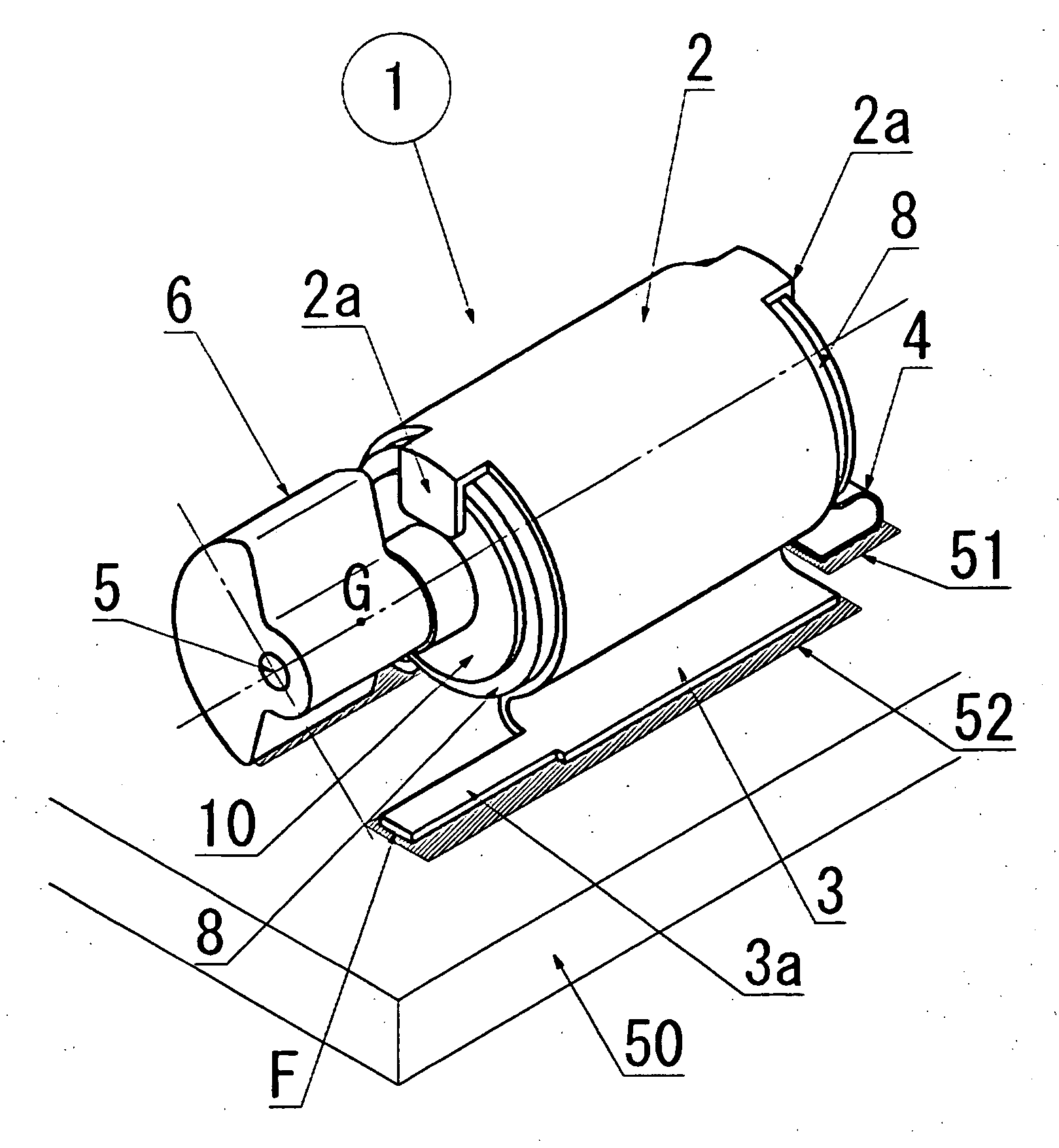 Surface Mount Type Vibration Motor and Fixation Structure