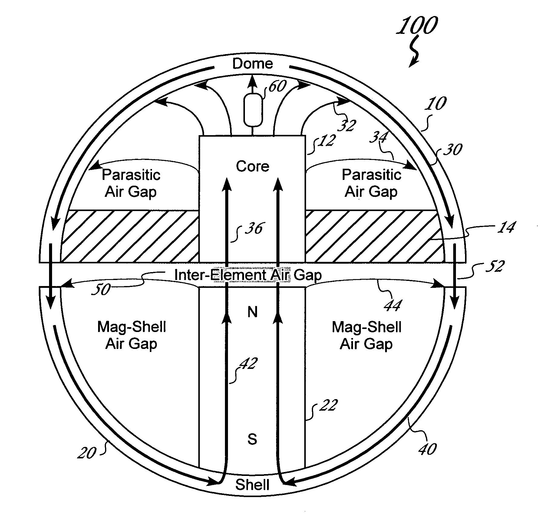 Tamperproof magnetic proximity sensor