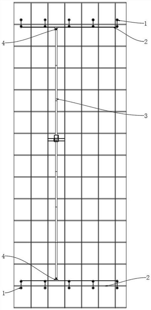 Walkable guide rail system applied to building curtain wall detection and monitoring