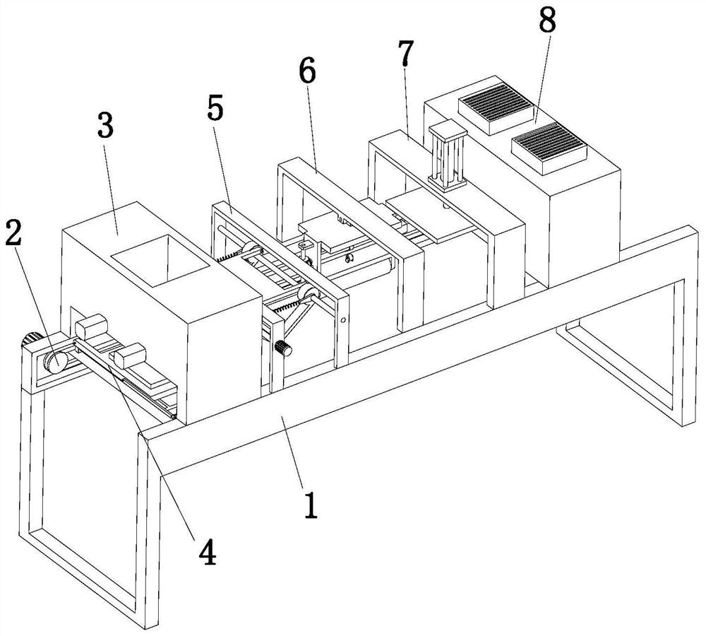 Automatic spreading process for fur