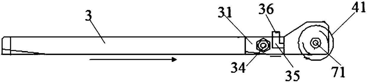 Wire rod wire rolling line guide groove and method for preventing wire rod rolling line from being scratched