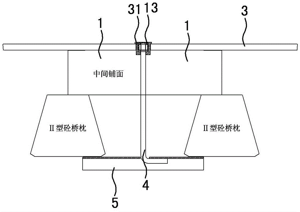 Railway crossing resin pavement device