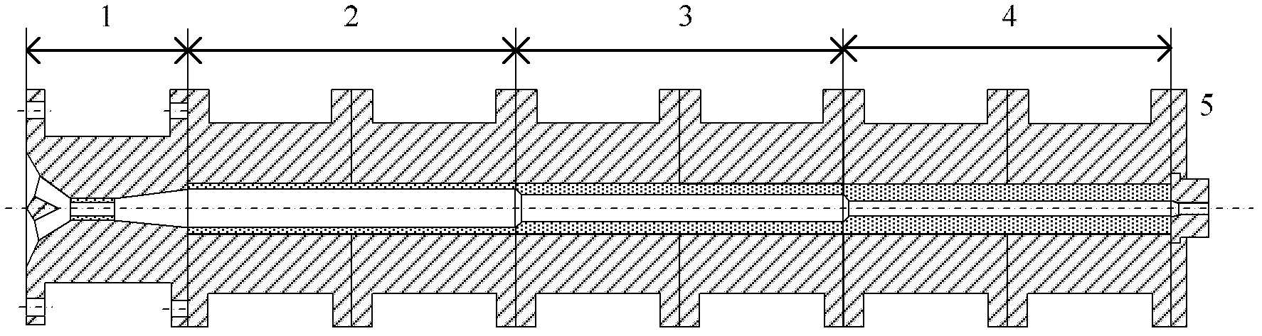 Extrusion type expansion machine and extrusion die used for same