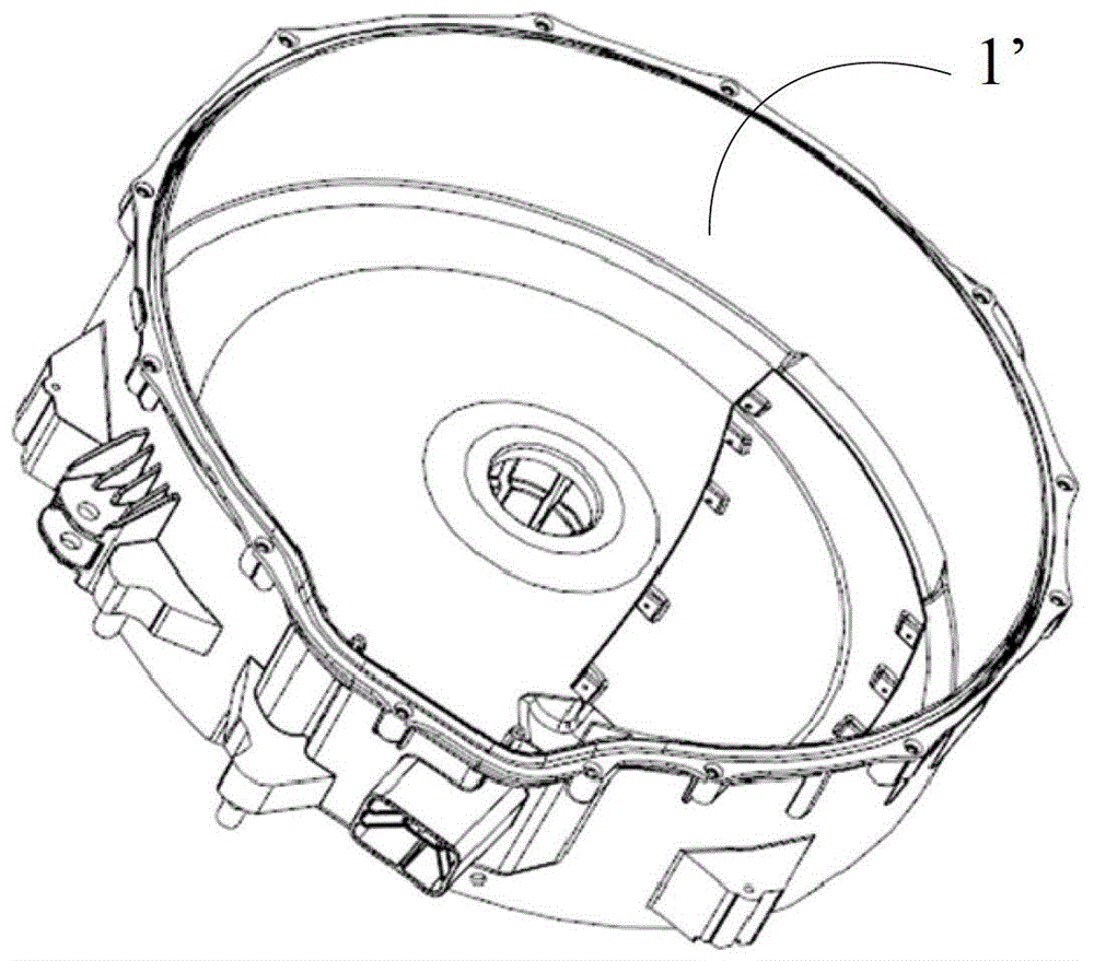 Condenser cover installation structure